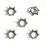 50Pcs 8 Colors Alloy Crown Design Accessories 23 * 23 * 8Mm DIY Necklace Bracelet Jewelry Production Materials Wholesale N239