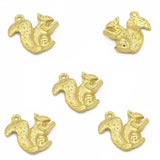 10pcs Squirrel Charms Tibetan Silver Bronze Pendants Antique Charm Jewelry Making DIY Handmade Craft 21*18mm D984