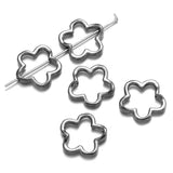 20pcs Two Hole Flower Frame Beads Spacer Connectors Diy Necklace Bracelet Earrings Pendants Jewelry Making Accessories 15*15mm