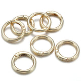 20/25/30/35/41mm Multi-colors Mixed Spray painting Alloy Keychain DIY Jewelry Making Findings V161