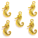 10pcs 6 Color Hippocampus Charms Alloy Metal For earring animal Pendants DIY Handmade Jewelry Accessories Making 22*14mm D7151