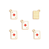 20pcs Creative black/white Ace Poker Charms for Necklaces Earrings Bracelets Pendants DIY Jewelry Making Accessories Handmade