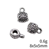 20 cuentas de 8 x 5 x 5 mm, 2 colores, para hacer joyas hechas a mano.