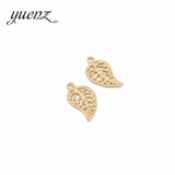 30pcs 7 Color Antique Silver color Small tree leaf Charms Metal Alloy Jewelry Diy Accessories 19*10mm Q323