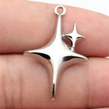 10pcs 35x23mm 5 Colors Star Charms For DIY Jewelry Making