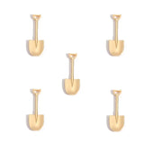10Pcs Alloy Shovel-Shaped Charms 44*15mm Jewelry Making Supplies DIY Keychain Necklace Earrings Accessories Pendants J514