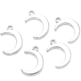 20pcs 5 colors alloy moon Charm For DIY Necklace Bracelet Earrings Pendant Jewelry Crafts Making Accessories L633