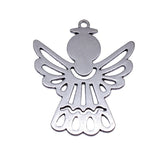 2pcs 57x46mm 5 Colors Angels Watching Over Me Charms For DIY Jewelry Making