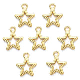 25pcs 7 Color star Charm hollow Pendant DIY Bracelet Necklace Jewelry Handmade Accessories 17*15mm
