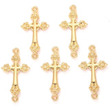 10pcs 6 Color cross Charm for Key Chain Bracelet Necklace earring Pendant  DIY Handmade Jewelry Accessories 16*31mm T108