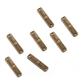 20pcs Antique Silver color letter Hand made Charms For Necklace Bracelet Jewelry Making 25*6mm S252