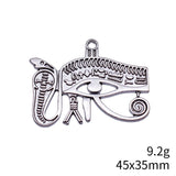 2pcs 45x35mm Ancient Egyptian Series Snake And Eye Of Horus Charms For DIY Jewelry Making