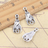 20 piezas dijes murciélago de Halloween 20x10mm colgantes de Color plata tibetana fabricación de joyería antigua artesanía hecha a mano DIY