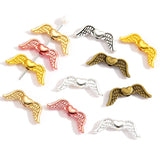20pcs 6 colors shaped Angel Wings Spacer Bead Charms Jewelry Making DIY Jewelry accessories Handmade Craft 20*7mm R240