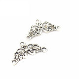 20pcs Antique Silver color Necklace Findings Metal Charm Pendants Jewelry Making DIY Charms Handmade G105