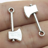 10pcs 24x9mm 2 Colors Antique Bronze Color Antique Silver Color Ax Charms Tool Charms For DIY Jewelry Making