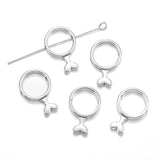 inside diameter 10mm fish tail Wrapped Bead Connect Spacers Through Hole Beading Cap DIY Bracelet for Jewelry Making R235