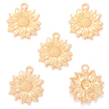 10pcs 7 Color Sunflower Charm for Bracelet Necklace earring Pendant  DIY Handmade Jewelry Accessories 21*20mm Q1164