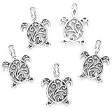 20pcs 6 Color sea turtle Charms Alloy ocean animal For earring Pendants DIY Handmade Jewelry Accessories Making 21*15mm D7152