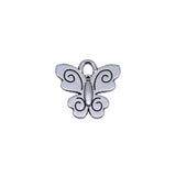 20pcs 13x13mm 2 Colors Antique Bronze Color Antique Silver Color Butterfly Charms For DIY Jewelry Making