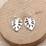 20pcs 20x12mm 2 Colors Antique Bronze Color Antique Silver Color Leaf Charms For DIY Jewelry Making