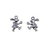 20pcs 15x11mm 2 Colors Antique Bronze Color Antique Silver Color Rabbit Charms For DIY Jewelry Making