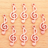 YuenZ 25pcs musical note Charms Tibetan Silver Bronze Pendants Antique Charm Jewelry Making DIY Handmade Craft 25*10mm P201