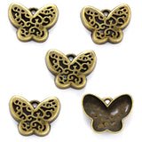 20pcs 6 Color butterfly Charms For Bracelets Necklace Pendant DIY Handmade Jewelry Making accessories 16*12.5mm D2128