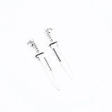 15 Pcs 5 Colors Zinc Alloy Charm Pendant Jewelry DIY Accessories Making Earrings Fashion Jewelry 43*10mm M31