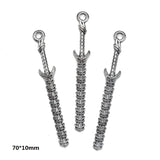 10-16pcs Gun black 16 Styles Mixed Alloy CharmsAnimation game weapon Pendant For DIY Handmade Jewelry Material