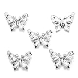 20pcs 6 Colors butterfly Charms For Bracelets Necklace Pendant DIY Handmade Jewelry Making accessories 19*23mm D2149