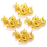 5pcs 5 Color Dragon Charm for Necklace Keyring jewelry Pendant  DIY Handmade Crafts accessories 30*21mm D815