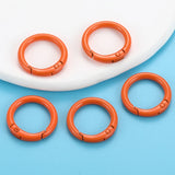 20/25/30/35/41mm Multi-colors Mixed Spray painting Alloy Keychain DIY Jewelry Making Findings V161