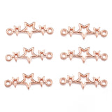30pcs 6 Colors star Charms For Bracelet Earring necklace Connector Pendants DIY Handmade Jewelry Accessories Making 9*25mm L347