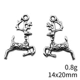 10pcs 14x20mm 2 Colors Antique Bronze Color Antique Silver Color Elk Charms For DIY Jewelry Making