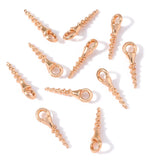 50pcs Screw-Style Alloy Charms 16*5mm Earrings Bracelets Bag Charms for DIY Handmade Jewelry Making Accessories J522