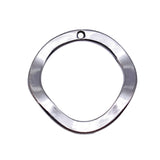 20pcs 25x24mm 5 Colors Irregular Hollowed-Out Circular Charms For DIY Jewelry Making