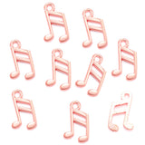 5 colors 60pcs musical note Charms Tibetan Silver Bronze Pendants Antique Charm Jewelry Making DIY Handmade Craft 16*9mm P206