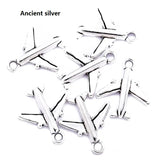 30pcs 17*15mm 5 Colors  Travel Aircraftplane Zinc alloy Charm Pendant DIY Bracelet necklace Jewelry Making
