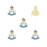 10pcs Colorful Drip-Style Alloy Pendants for Father's Day & Mother's Day DIY Keychain & Bracelet Jewelry Accessories W578