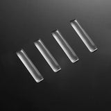 5-50pcs/lot Clear rectangle Cabochons Transparent Flat Back Glass Cabochon Cameo Settings For DIY Jewelry Making Supplies V1006