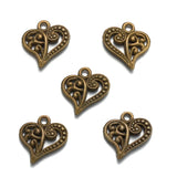 20pcs 6 Color hollow out heart shaped Charm for Necklace Keyring Pendant DIY Handmade Jewelry Accessories 15*14mm A02
