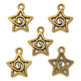 20pcs 6 Colors star Charms For Bracelet Earring necklace Pendants DIY Handmade Jewelry Accessories Making 16*20mm L349