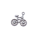 10pcs 20x19mm 2 Colors Antique Bronze Color Antique Silver Color Bicycle Charms For DIY Jewelry Making