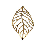 1pcs 90x50mm 2 Colors Antique Bronze Color Antique Gold Color Large Hollow Leaf Charms For DIY Jewelry Making
