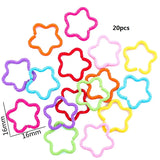 Multi-colors Mixed Alloy Open Rings Lobster Clasp Hooks Ball Chains DIY Jewelry Making Findings