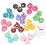 YuenZ  A-Z KC gold color letter DIY accessories enamel alphabet charms alloy small pendant for bracelet 15*13mm W85
