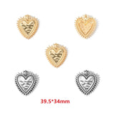 5pcs 2 colour Heart shaped Cross Charms Halloween Charms DIY Handmade Necklace Bracelet Earrings Jewelry Accessories W273