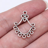 20pcs 24x18mm 2 Colors Earring Connector Pendant For DIY Jewelry Making Handmade Jewelry Craft Findings