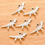 20pcs 5 Colors dinosaur Charms For Bracelets Necklace Pendant DIY Handmade Jewelry Making accessories 20*11mm D9345